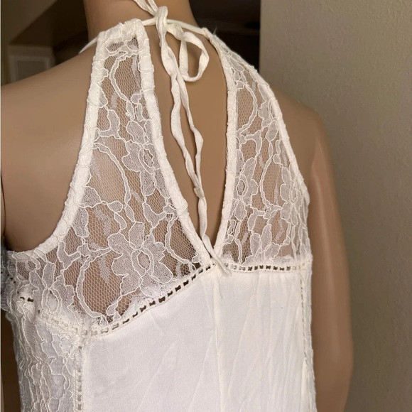 Yuni apparel White Maxy Dress Medium nwot - Picture 7 of 11